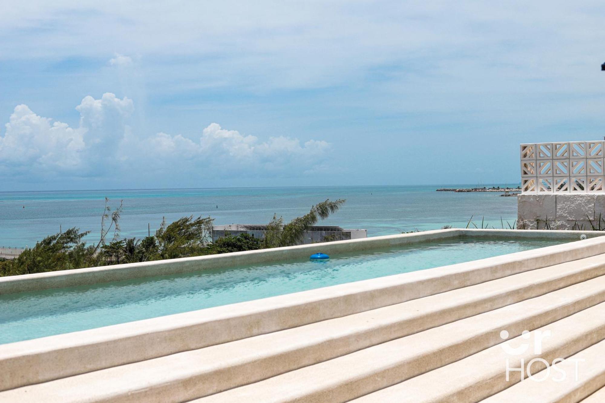 Porto Blu Lägenhet Puerto Morelos Exteriör bild