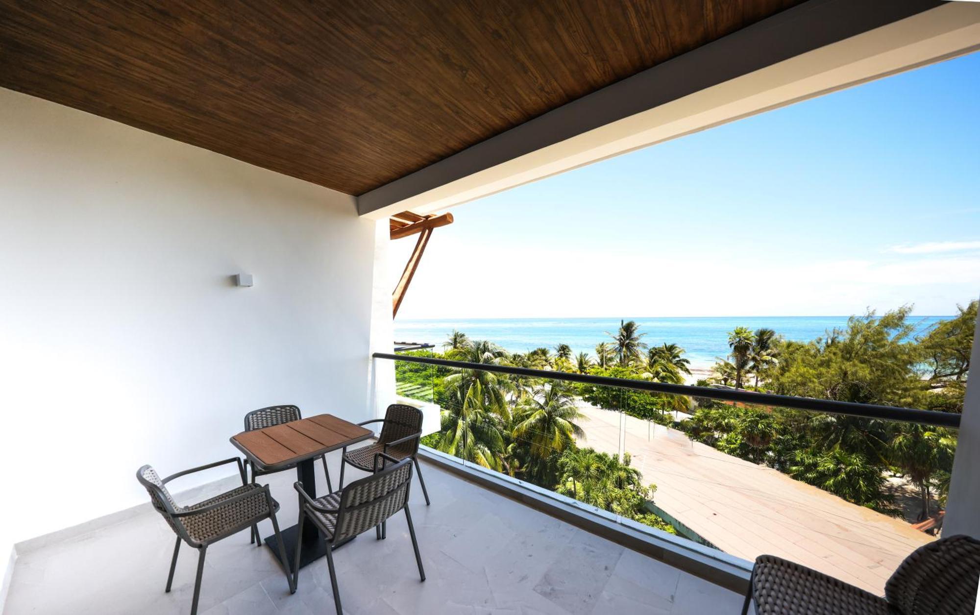 Porto Blu Lägenhet Puerto Morelos Exteriör bild