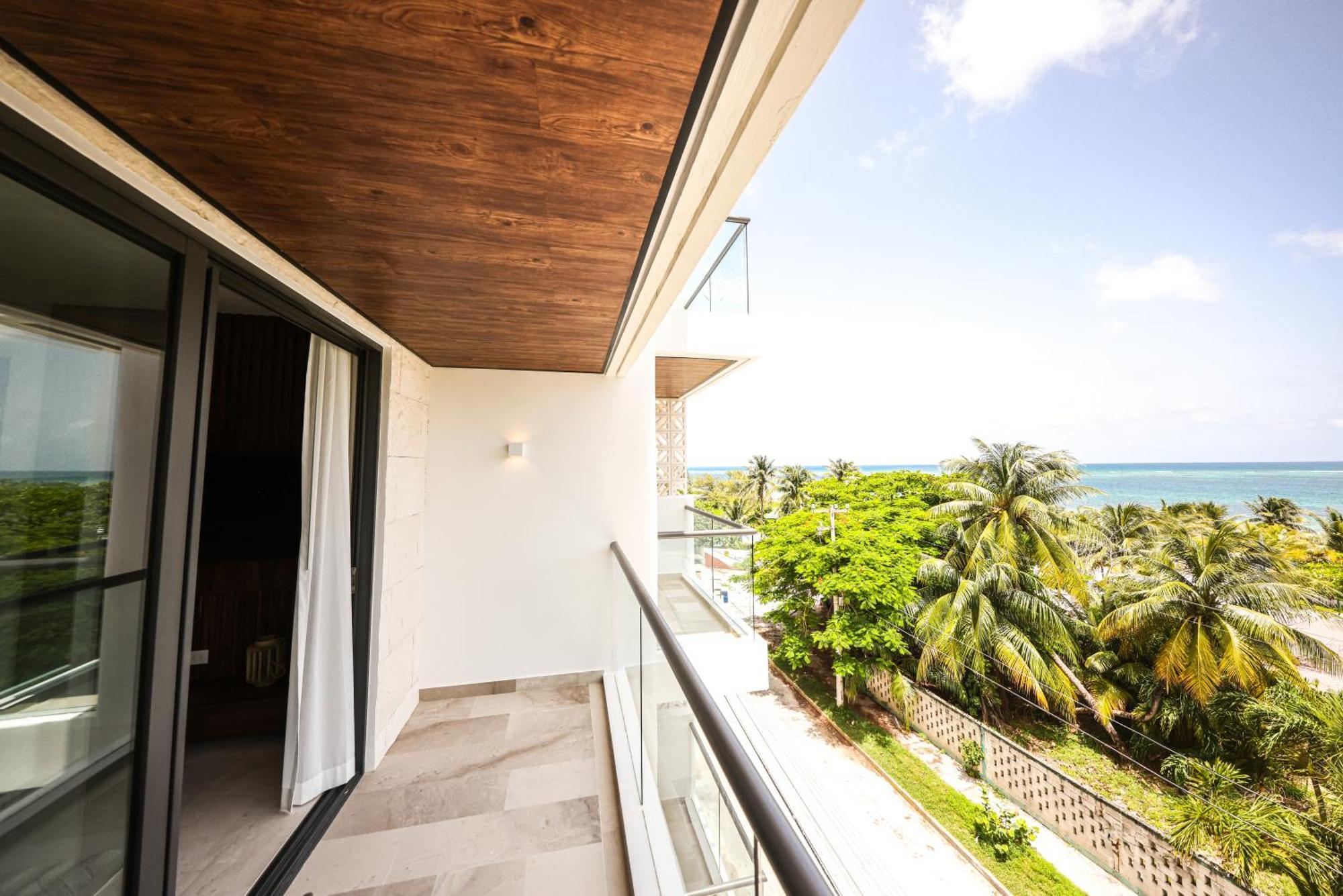 Porto Blu Lägenhet Puerto Morelos Exteriör bild
