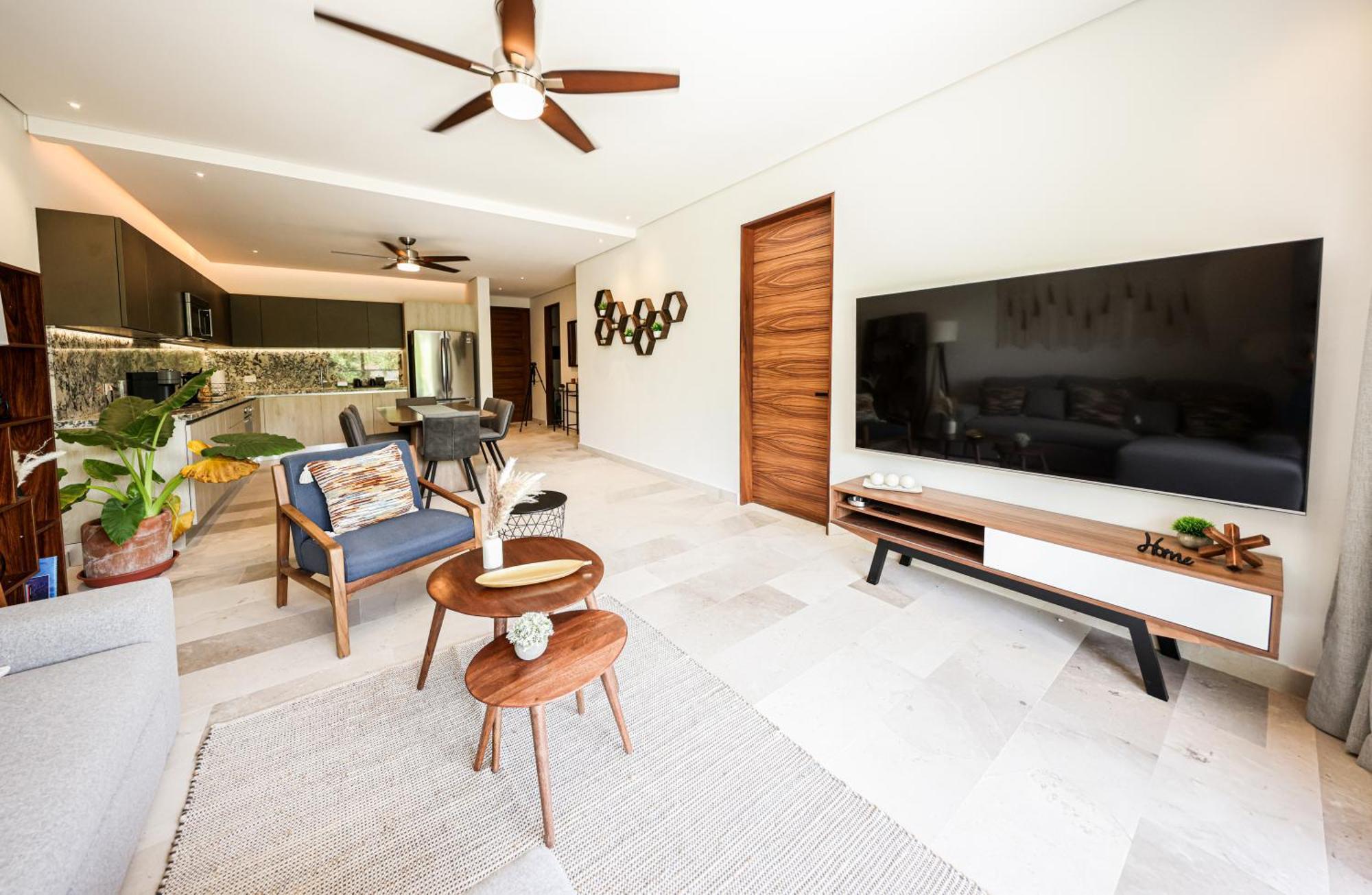 Porto Blu Lägenhet Puerto Morelos Exteriör bild