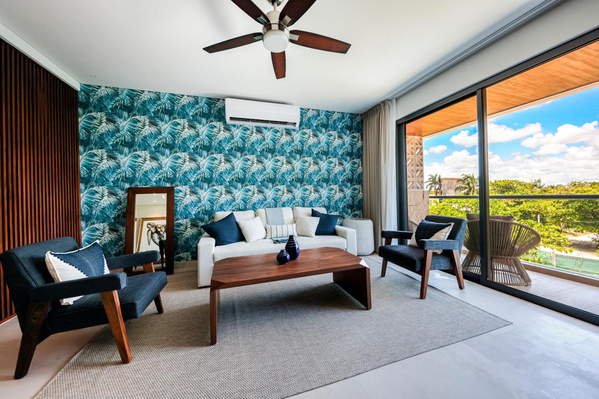 Porto Blu Lägenhet Puerto Morelos Exteriör bild