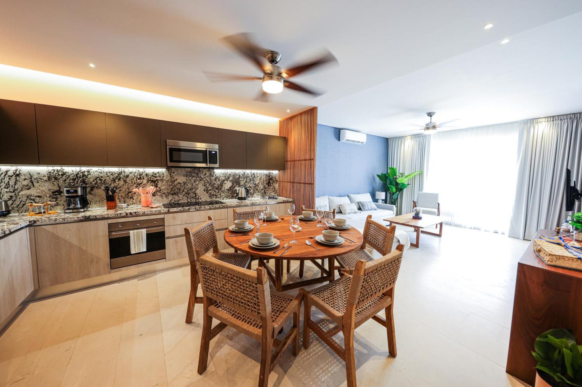 Porto Blu Lägenhet Puerto Morelos Exteriör bild