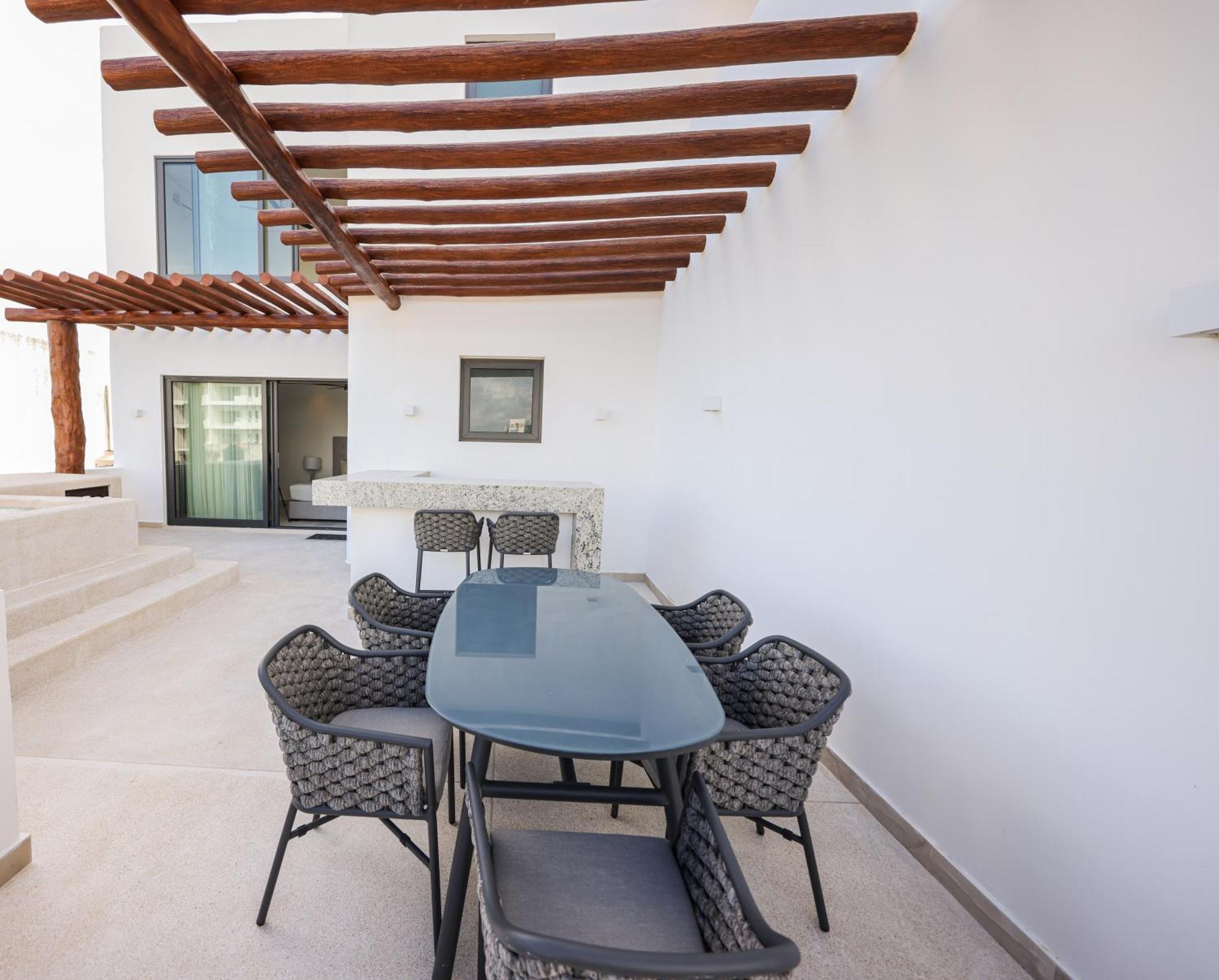 Porto Blu Lägenhet Puerto Morelos Exteriör bild